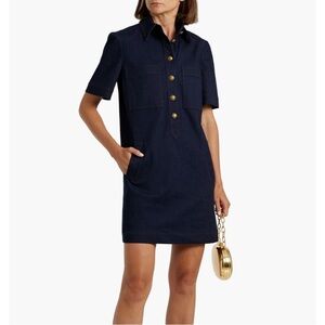 VERONICA BEARD Koulis‎ denim mini shirt dress